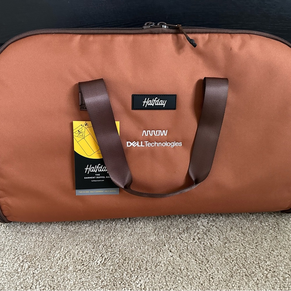 Halfday Original The Garment Duffel 45L, in Terracotta, NEW WITH TAGS!